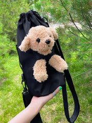 Sweet Lolita Bag Teddy Puppet Toy Cross Body Bag Mssza