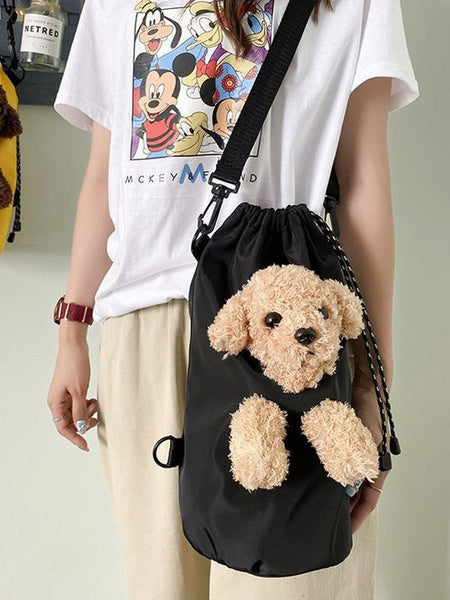 Sweet Lolita Bag Teddy Puppet Toy Cross Body Bag Mssza