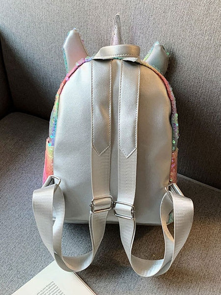 Sweet Lolita Handbag Sequins Unicorn Backpack Mssza