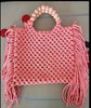 Luxury Designer Tote Bags Large Capacity Knitting Tassel Beading Decorate Handbag Mssza