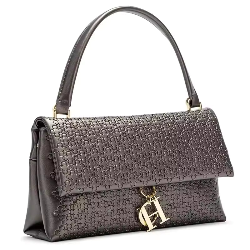 Luxury Light Simple Large Capacity Solid Color Detachable Shoulder Strap Chain Shoulder Bag Mssza