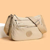 Casual Multi-Layer Solid Color Multi-Pocket Versatile for Commuting Travel Shopping Crossbody Bag Mssza