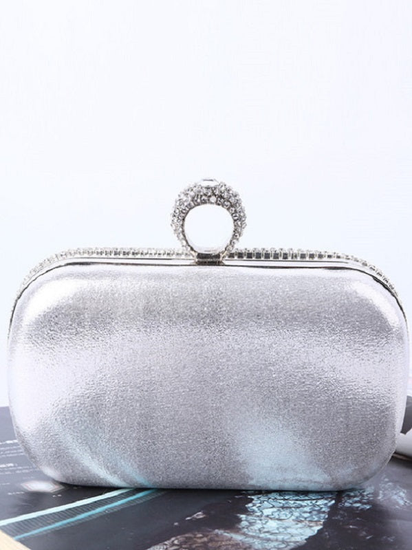Tassel Chain Diamante Clutch Bag Mssza