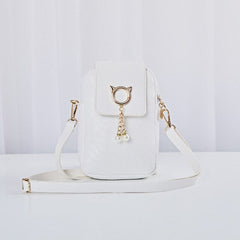 Tassel Cover-style Strap Solid PU Casual Shoulder Bag Mssza