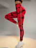 Tie Dye Scrunch Butt Lifting Side Mesh Design Seamless Leggings Mssza