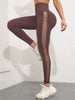 Trendy Scrunch Butt Lifting Side Mesh Design Seamless Leggings Mssza