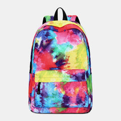 Tie-dye Waterproof Casual Backpack School Bag Mssza