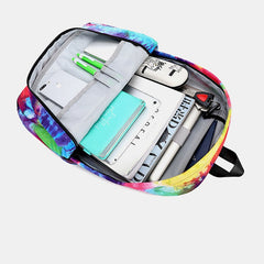 Tie-dye Waterproof Casual Backpack School Bag Mssza