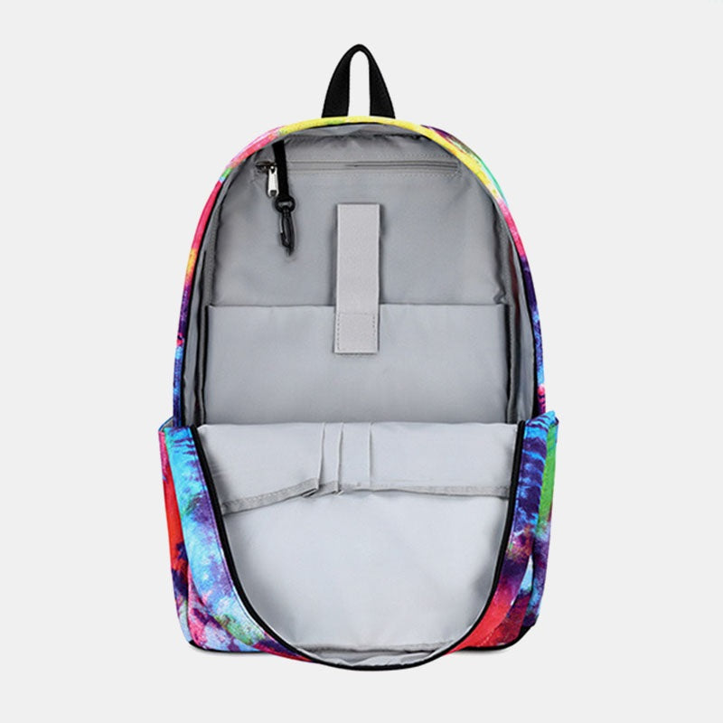 Tie-dye Waterproof Casual Backpack School Bag Mssza