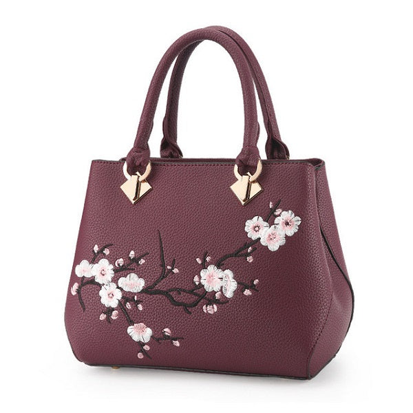Top-Handle Casual Leather Purse handbags Mssza