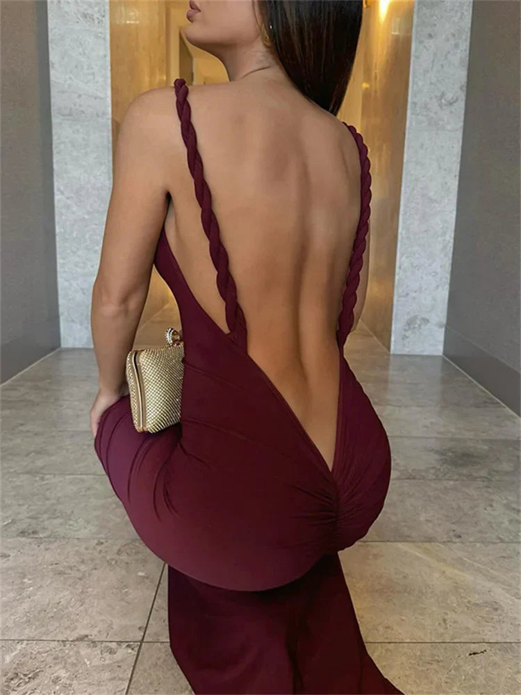 Ladies  Pleated High Maxi New Casual Dress Mssaz Desses