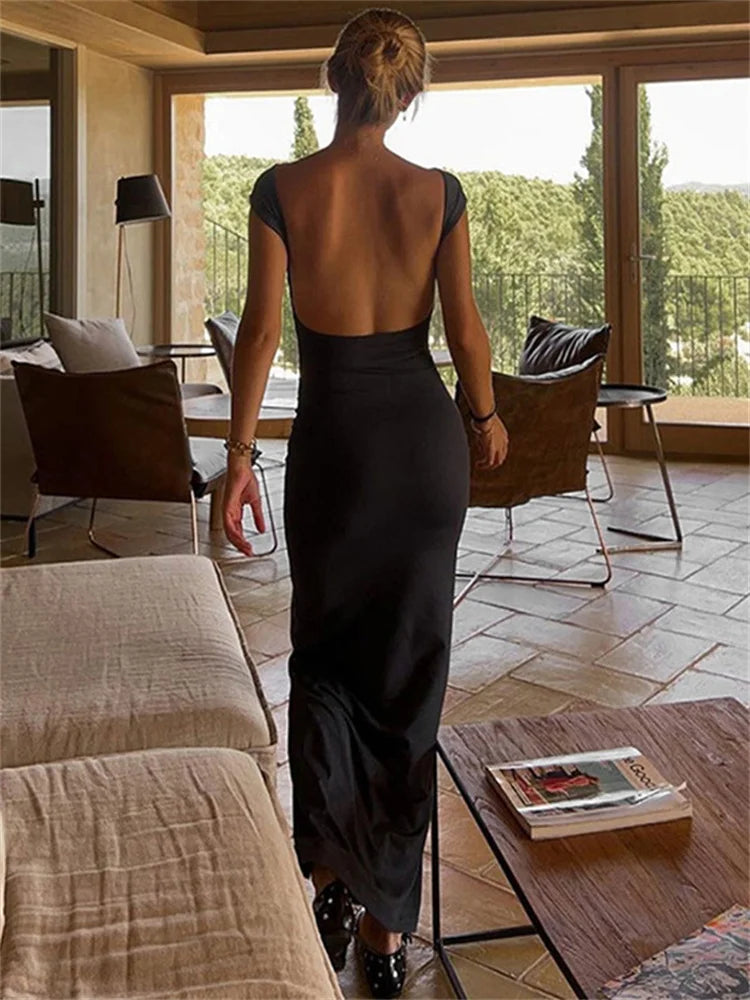 Female Patchwork Short Sleeve High Street Holiday Gown Ruffled New Casual Dress Mssaz Desses