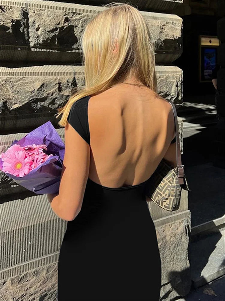 Female Patchwork Short Sleeve High Street Holiday Gown Ruffled New Casual Dress Mssaz Desses