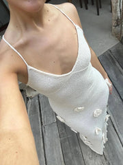 Patchwork V Neck Short Sleeve Elegant Gown For  Casual Dress Mssaz Desses