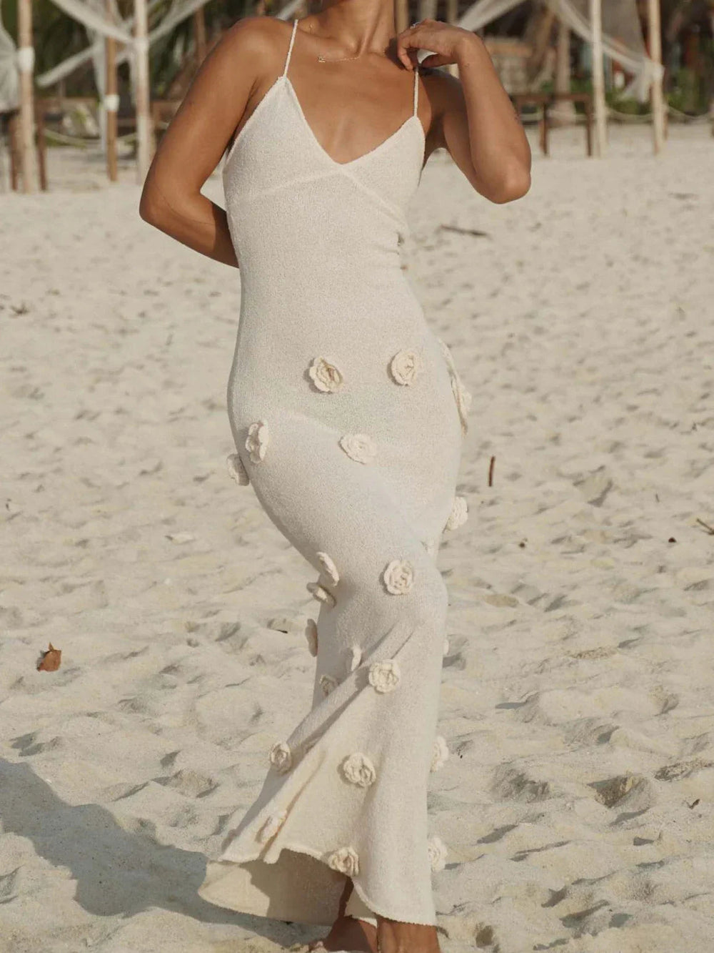 Patchwork V Neck Short Sleeve Elegant Gown For  Casual Dress Mssaz Desses
