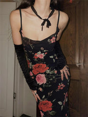 Backless Halter Dresses For Slim Patchwork High Waist Elegant Maxi Casual Dress Mssaz Desses