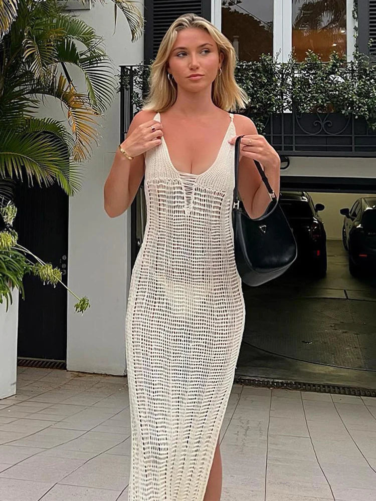 Party Evening Club Knit Off-Shoulder Twist Strapless  Casual Dress Mssaz Desses