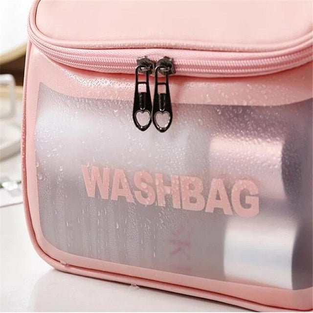 Make Up Bag Travel Large Capacity Cosmetic Bags Waterproof Portable Organizer Storage Toiletry Beauty Case Mssza