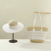 Travel Beach Outdoor Sun Hat Straw Hat Bag Set Mssza