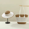 Travel Beach Outdoor Sun Hat Straw Hat Bag Set Mssza