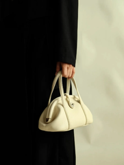 Trend Solid Designer Clip Dumpling PU Leather Crossbody Shoulder Handbags Mssza