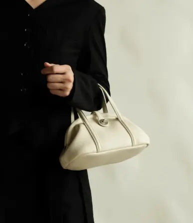 Trend Solid Designer Clip Dumpling PU Leather Crossbody Shoulder Handbags Mssza