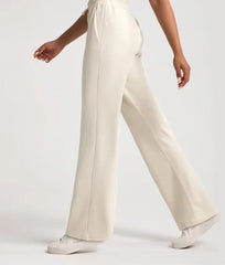 Trendy Air Layer High Waisted Loose Straight Yoga Pants Mssza