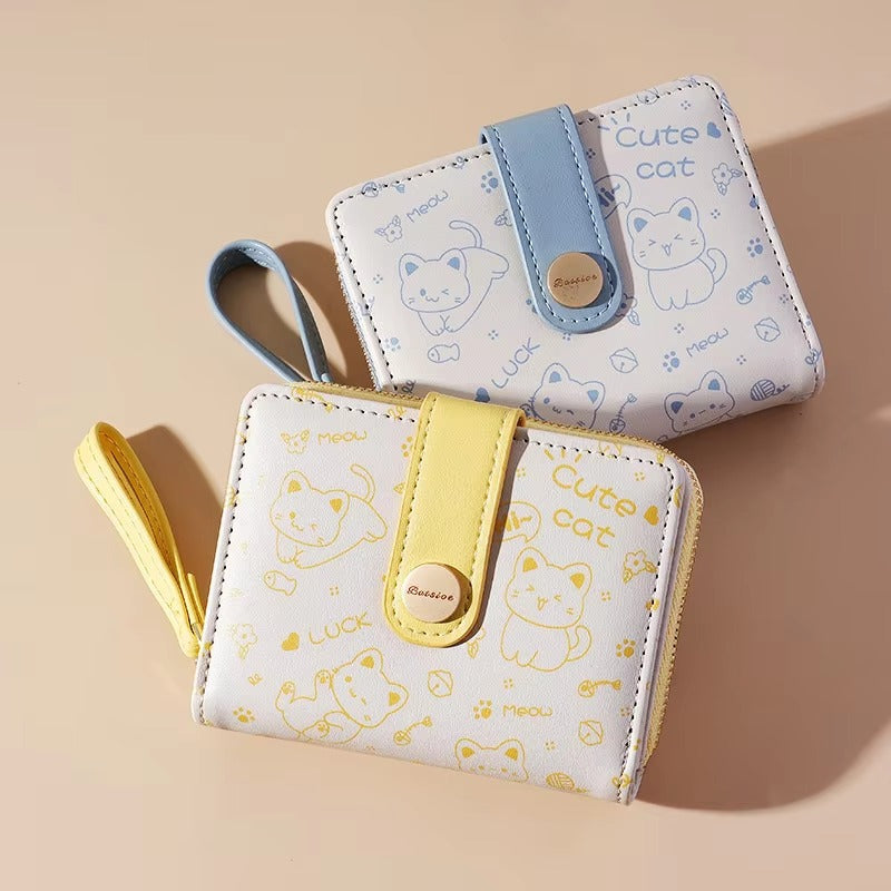 Trendy Animal Prints Card Holder Zipper Wallet Bag Mssza