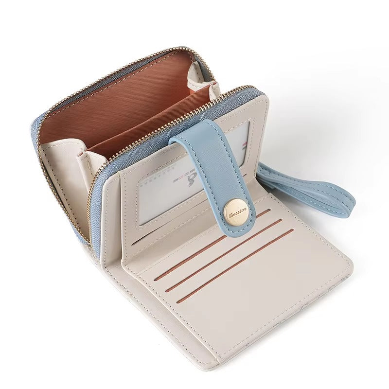 Trendy Animal Prints Card Holder Zipper Wallet Bag Mssza