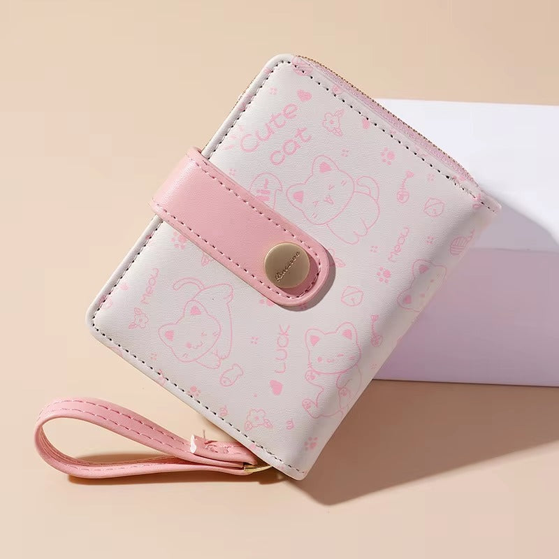 Trendy Animal Prints Card Holder Zipper Wallet Bag Mssza