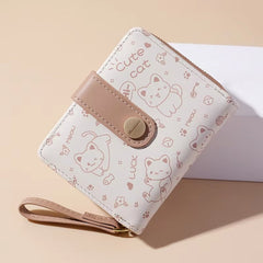 Trendy Animal Prints Card Holder Zipper Wallet Bag Mssza