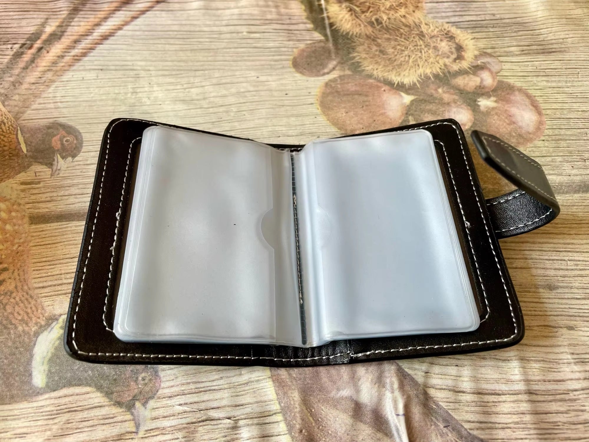 Trendy Anti Demagnetization PU Leather Plaid Coin Wallet Bag Mssza