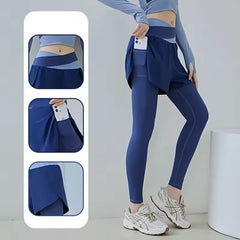 Trendy Anti-Exposure High-Waist Tight With Pockets Yoga Pants Mssza