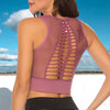 Trendy Backless Solid Quick Dry Running Sports Top Mssza