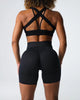 Trendy Breathable Geometric Bicycle Shorts Active Wear Mssza