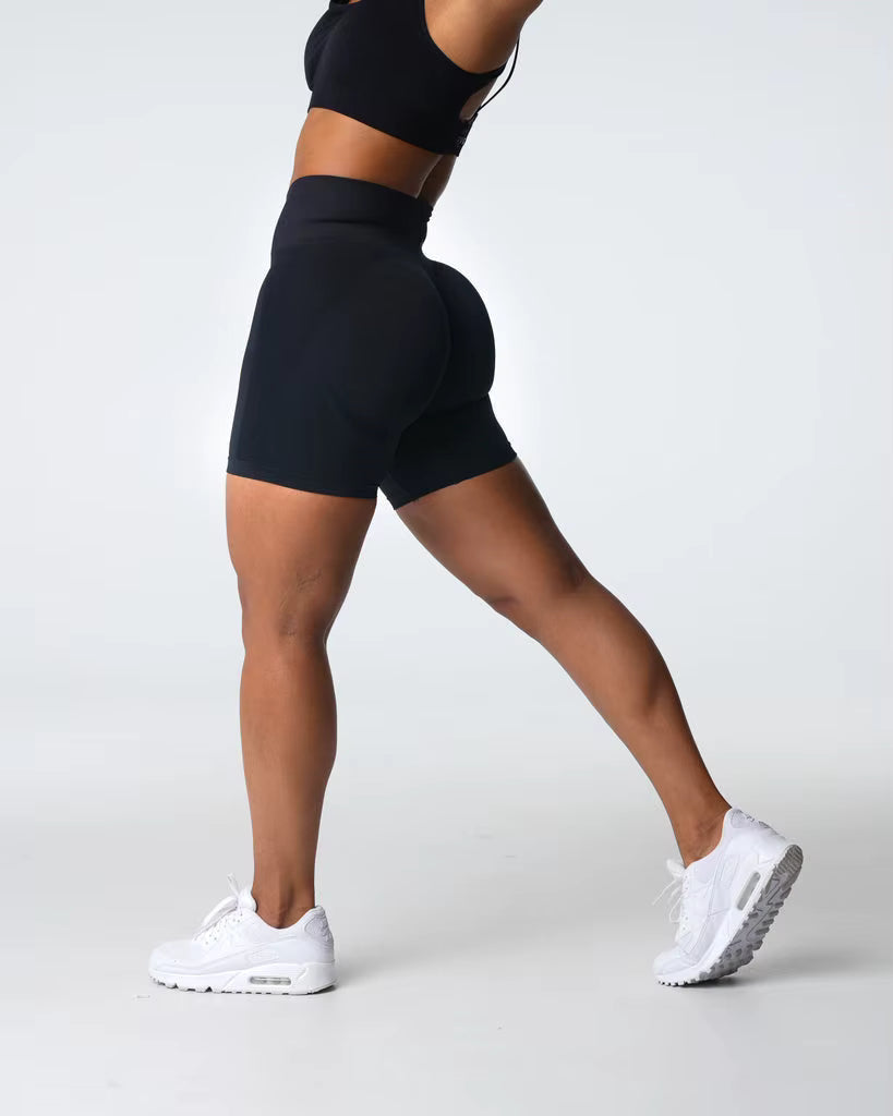 Trendy Breathable Geometric Bicycle Shorts Active Wear Mssza