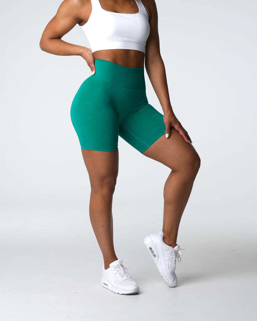 Trendy Breathable Geometric Bicycle Shorts Active Wear Mssza