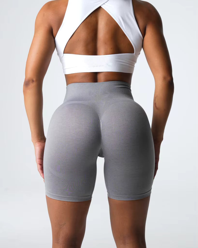 Trendy Breathable Geometric Bicycle Shorts Active Wear Mssza