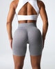 Trendy Breathable Geometric Bicycle Shorts Active Wear Mssza
