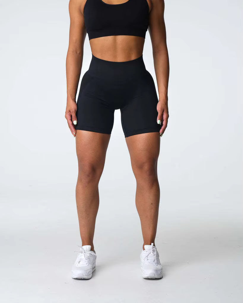 Trendy Breathable Geometric Bicycle Shorts Active Wear Mssza