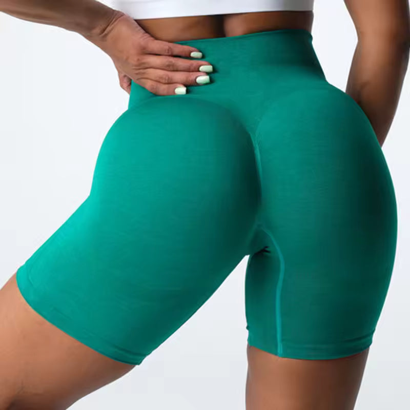 Trendy Breathable Geometric Bicycle Shorts Active Wear Mssza