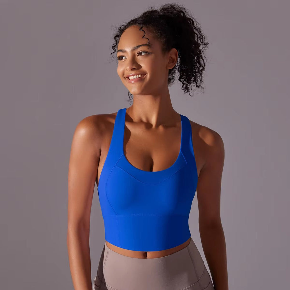 Trendy Breathable Nylon Tights Fitness Bra Mssza