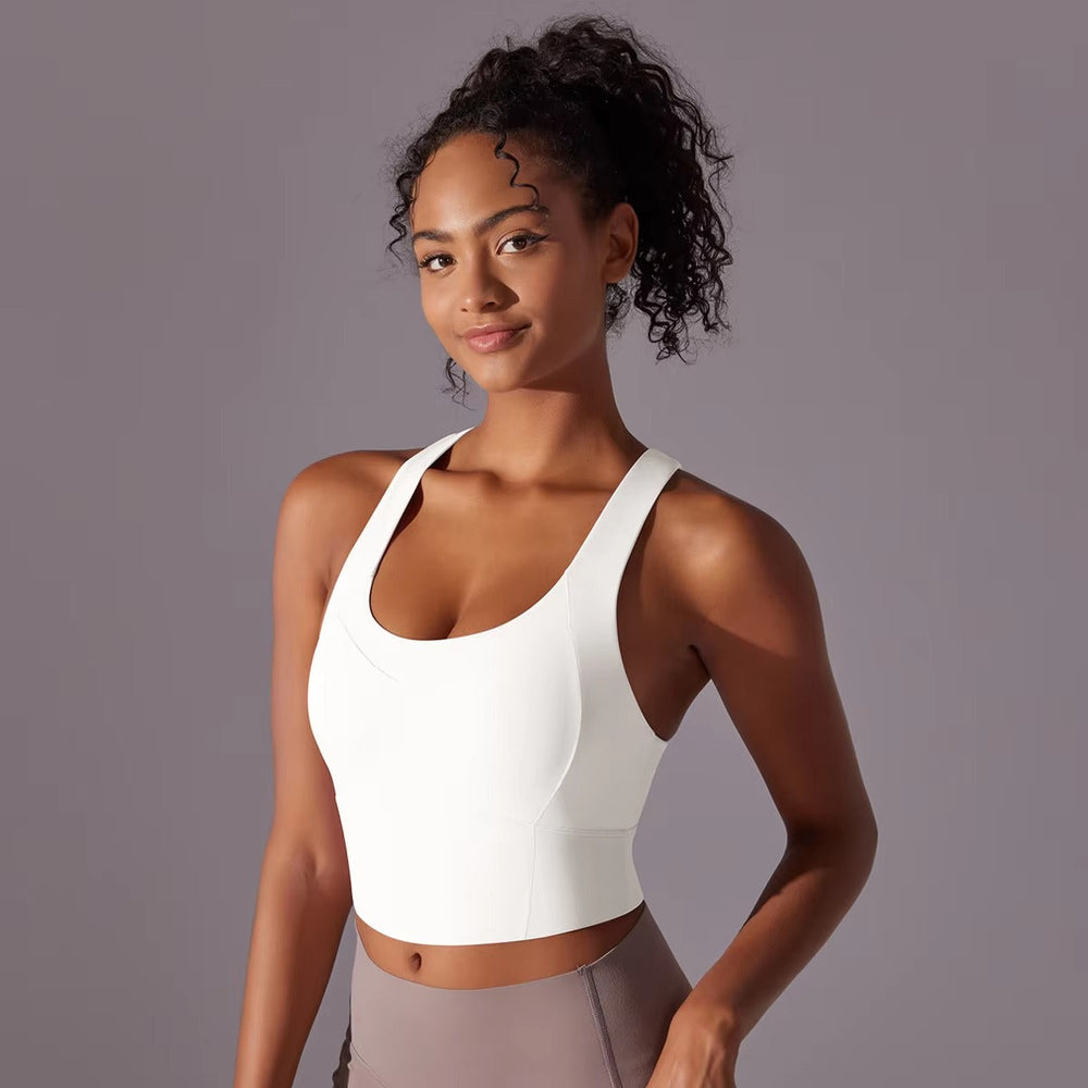 Trendy Breathable Nylon Tights Fitness Bra Mssza