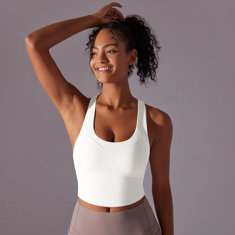 Trendy Breathable Nylon Tights Fitness Bra Mssza