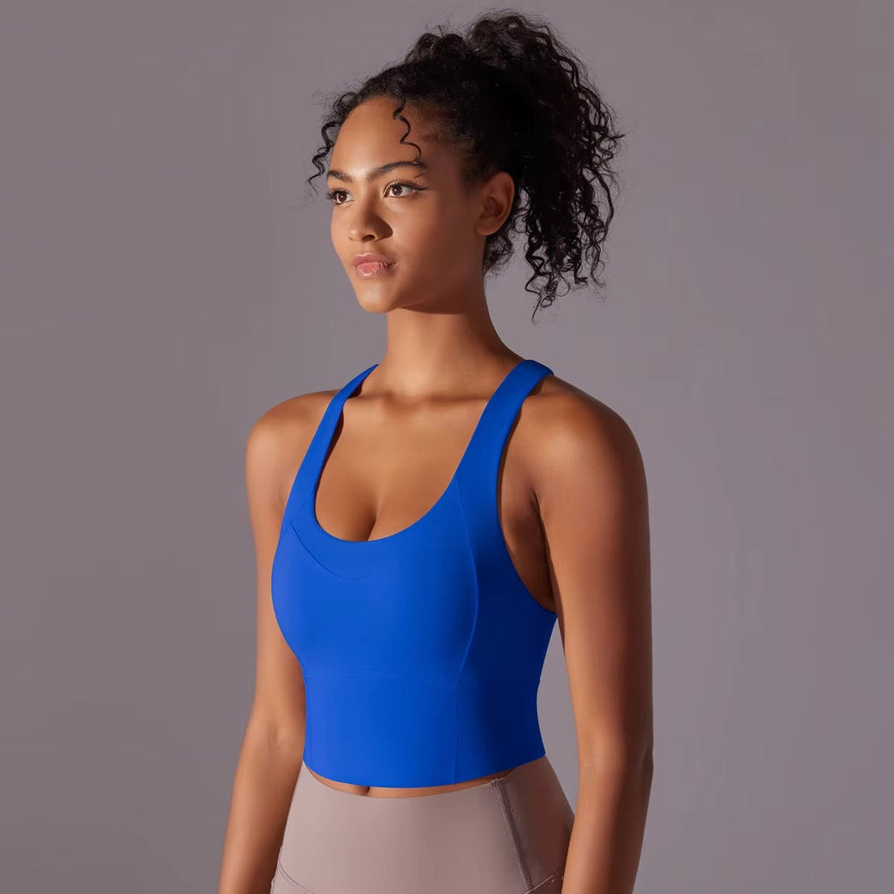 Trendy Breathable Nylon Tights Fitness Bra Mssza