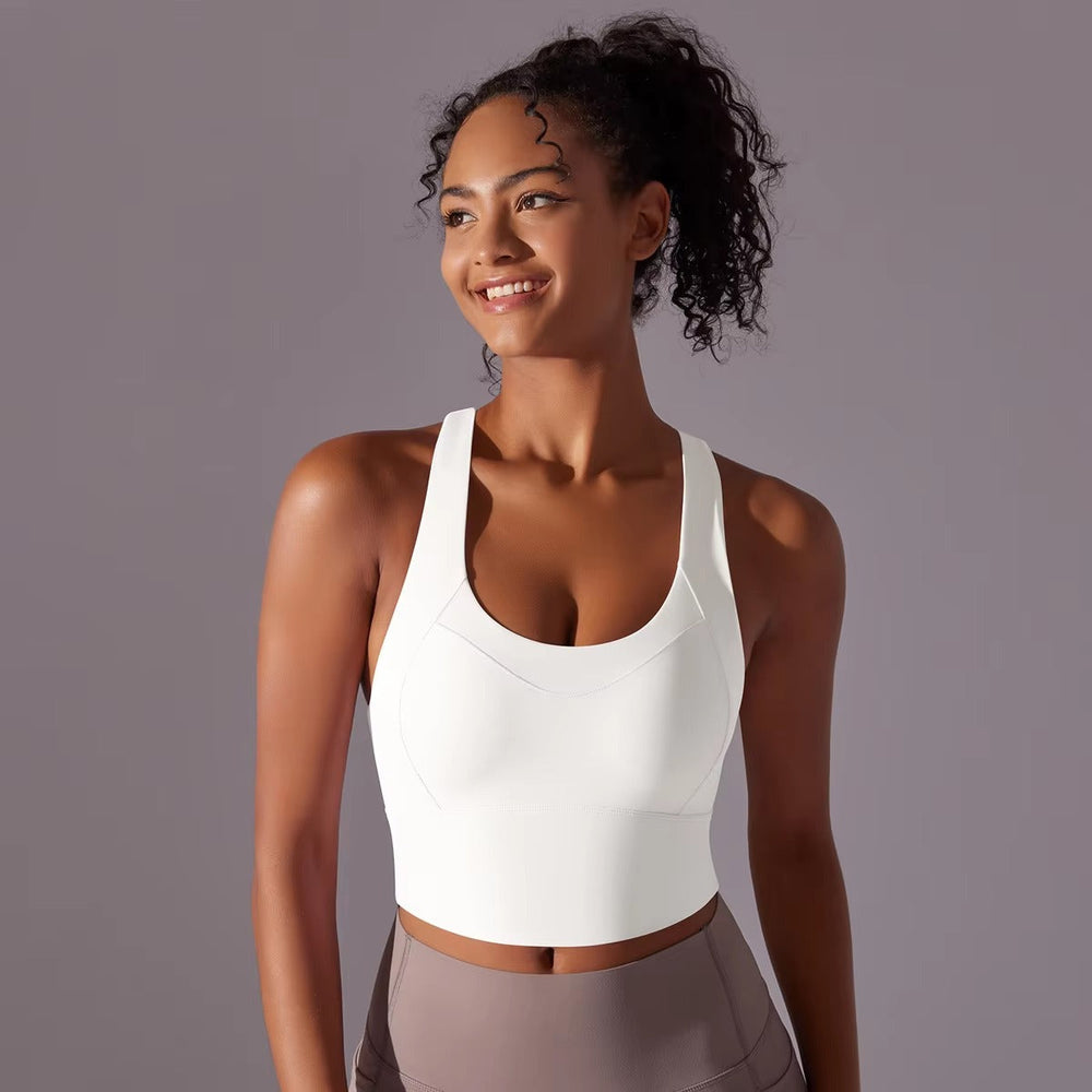 Trendy Breathable Nylon Tights Fitness Bra Mssza