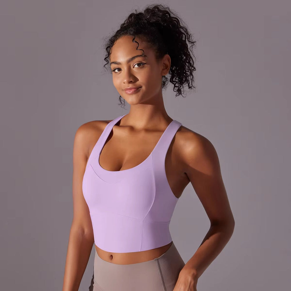 Trendy Breathable Nylon Tights Fitness Bra Mssza