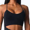 Trendy  Breathable Padded Seamless Bralette Sports Bra Sportswear Mssza