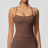 Trendy Breathable Quick Drying Back Yoga Slim Fit Sports Top Mssza