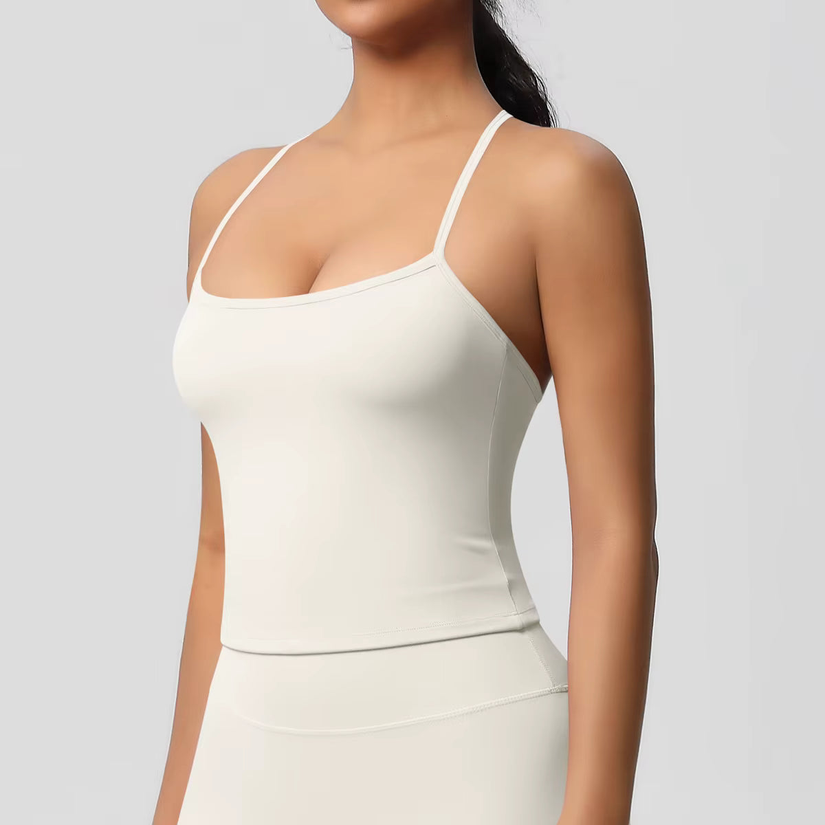 Trendy Breathable Quick Drying Back Yoga Slim Fit Sports Top Mssza